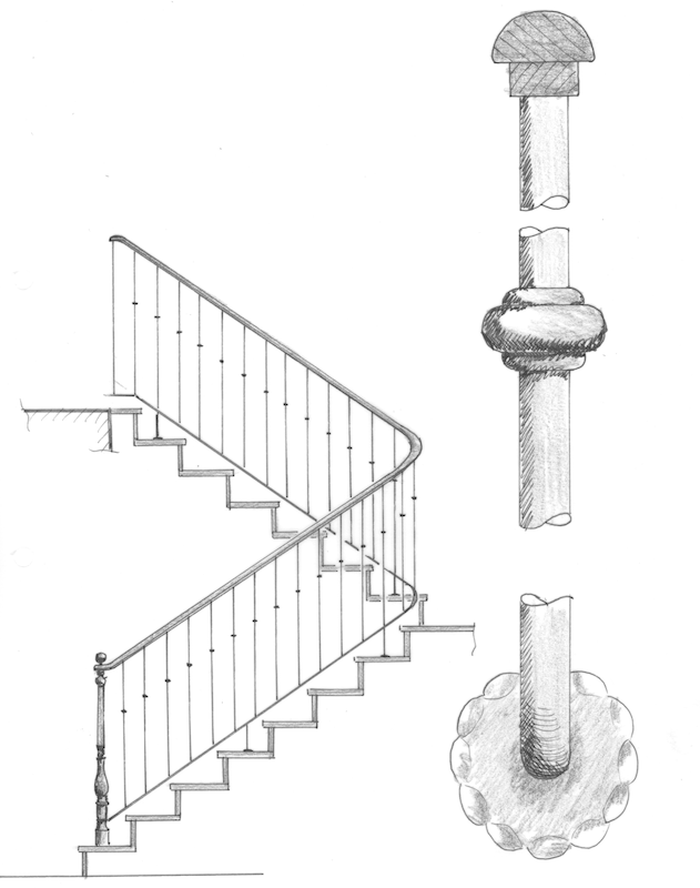 rampes fer forgé dessins